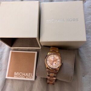 Michael Kors Gold Watch with Box